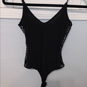 WILD HONEY BLACK BODYSUIT
